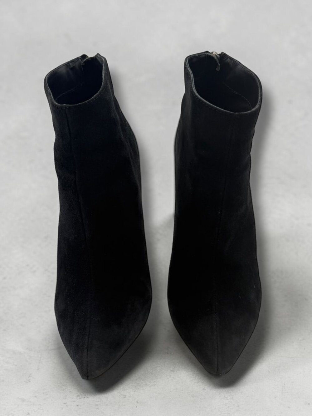 Dolce Vita Black Suede Wedge Booties - Picture 3 of 4
